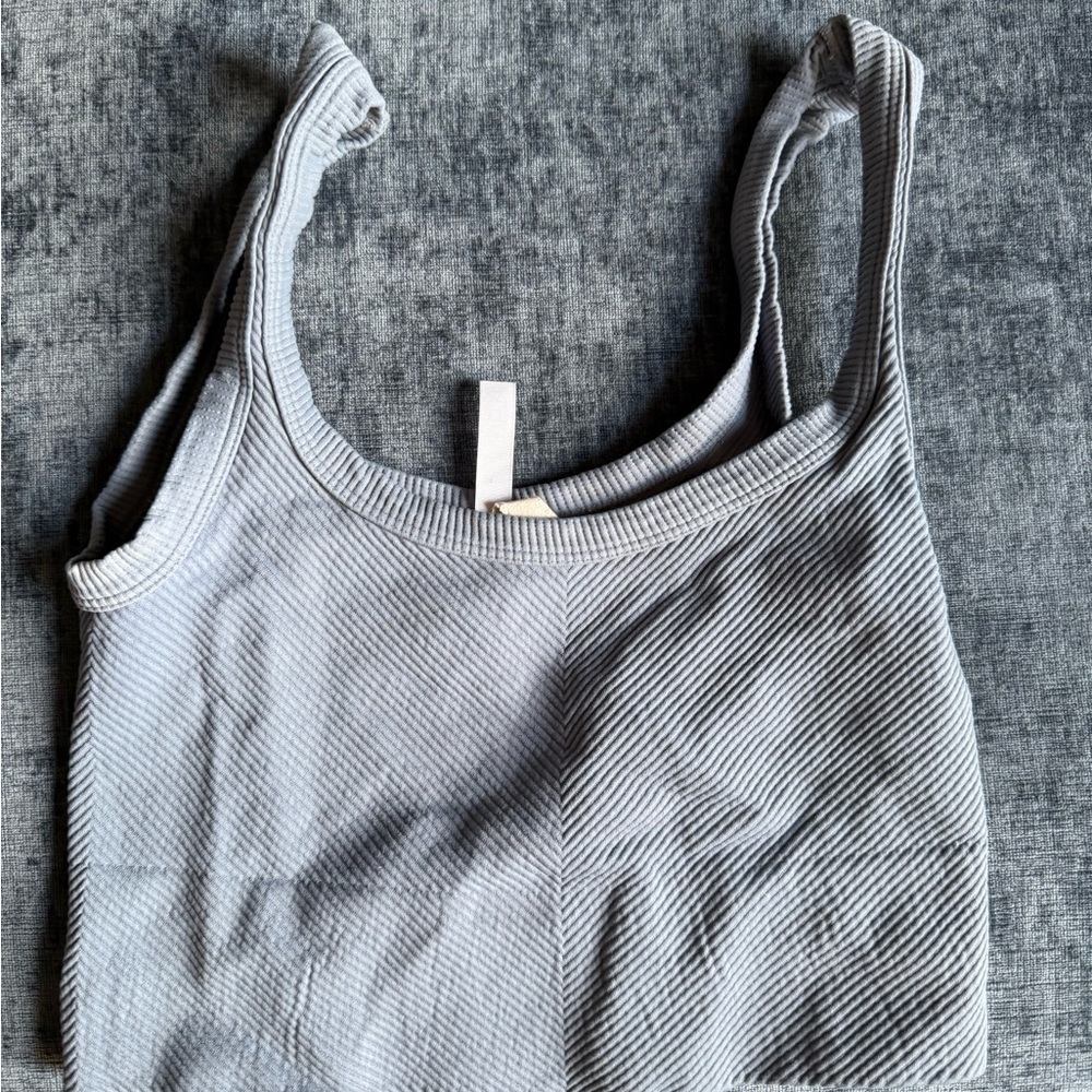 Nikibiki Gray Ribbed Tank Top